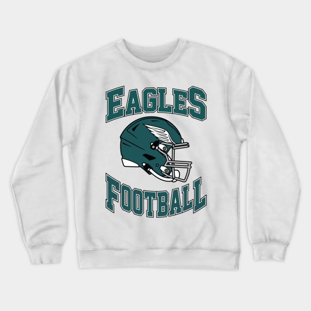 Philadelphia Eagles Football Team Crewneck Sweatshirt by Cemploex_Art